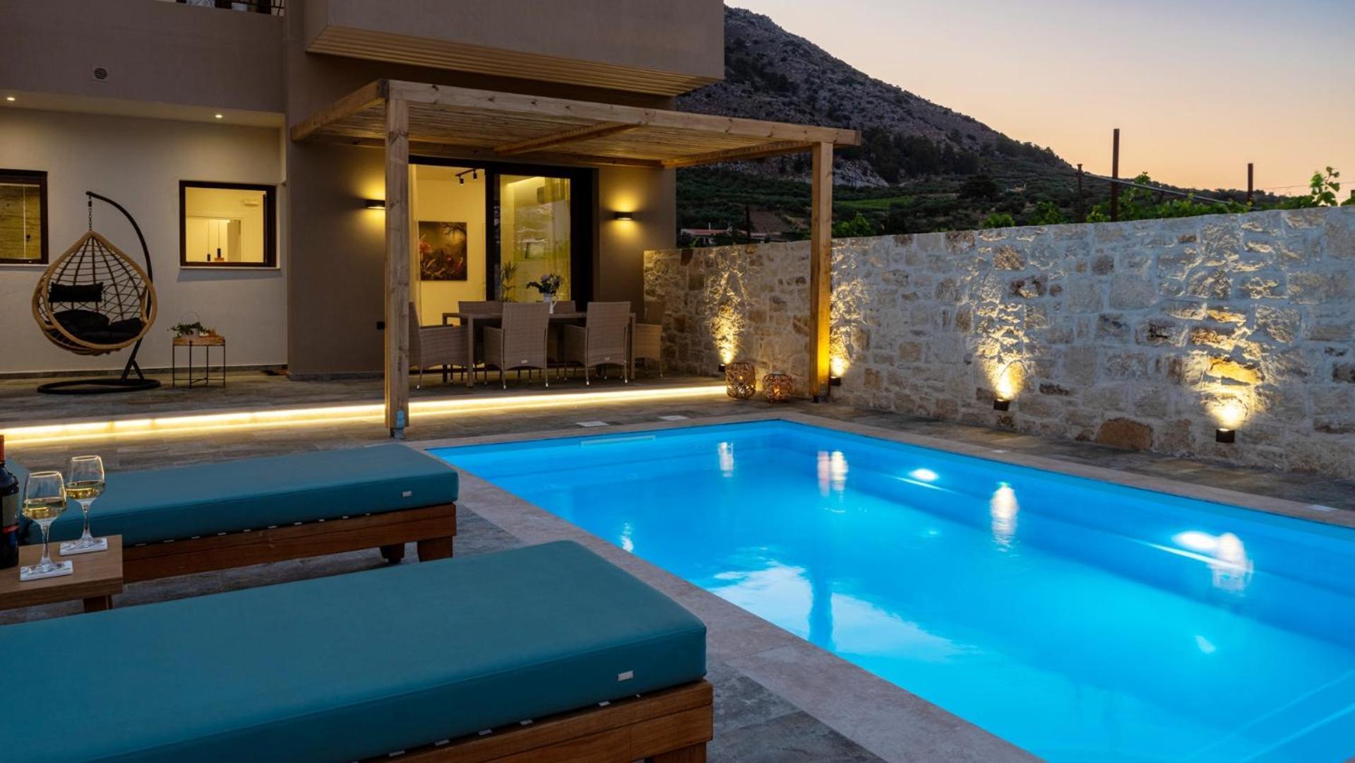 Irisma Luxury Villa With Private Pool Archanes Dış mekan fotoğraf